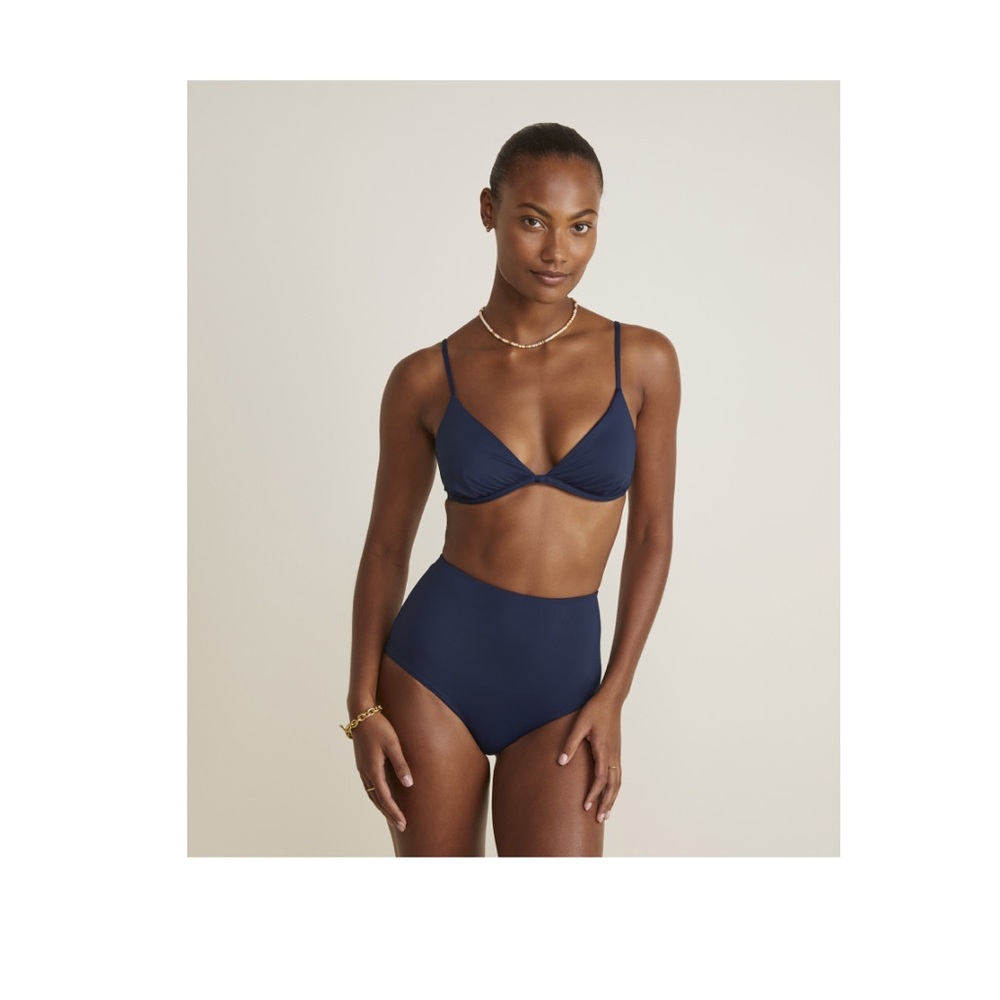 🆕Vibeyard Vines size S underwire bikini top & ultra high waist bottom- NWT